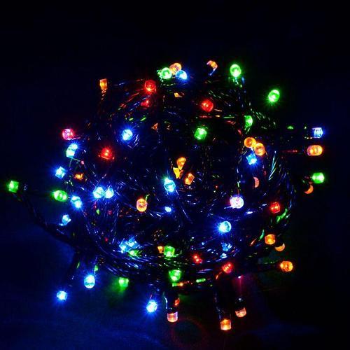 Гірлянда Led lights 100 Led 4 м Чорний дріт Мультик (KG-9419)