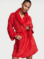 Плюшевый Халат Victoria's Secret Cozy Plush Robe, Красный