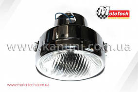 Фара у зборі ХРОМ DELTA кругла D004