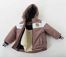 Дитяча зимова модна куртка аналог Benetton, 2р,3р