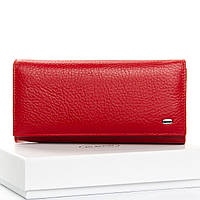 Женский удобный классический красный кошелек DR. Bond из натуральной кожи, качественный кошелек для женщины