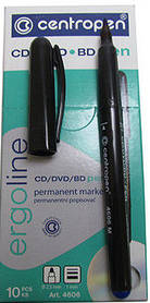 Маркер Для CD 1 мм синій. 4606 Centropen, Чехія