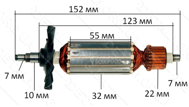 Якір на болгарку Maktec 125, фото 1