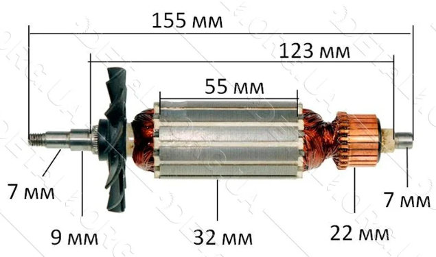 Якір болгарки Maktec 950