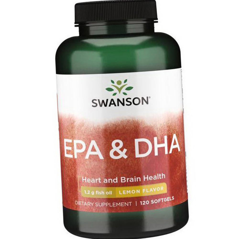 Омега-3 Риб'ячий жир Swanson EPA & DHA 120 капсул