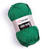 YarnArt CORD YARN (Корд Ярн) № 759 зеленый (Пряжа хлопок шнур для сумок и рюкзаков, нитки для вязания)