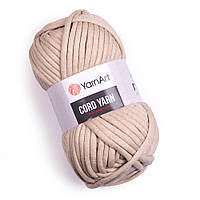 YarnArt CORD YARN (Корд Ярн) № 753 беж (Пряжа хлопок шнур для сумок и рюкзаков, нитки для вязания)