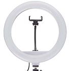 Професійна колцевая LED лампа d-30см, (теплий, нейтральний, холодне світло) JY-300 з пультом, фото 9