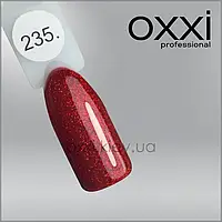 ГЕЛЬ-ЛАК OXXI 235 КРАСНЫЙ, ГЛИТТЕРНЫЙ, 10МЛ