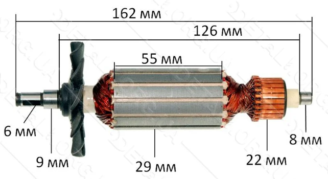 Якір болгарки Maktec 954, фото 1