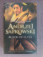 Книга англiйською мовою The Witcher 1: Blood of Elves