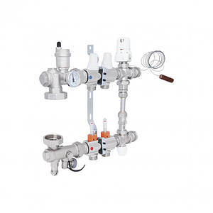 Колекторна група Icma 1" 2 контури з витратоміром №K0111