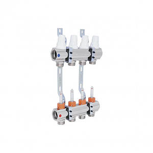 Колектор Icma 1" 4 контури з витратомірами №K013