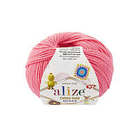 Alize COTTON GOLD HOBBY NEW (Котон Голд Хобі) № 33 рожевий (Пряжа бавовна, нитки для в'язання)