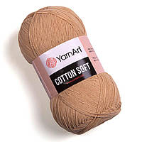 Yarnart COTTON SOFT (Коттон Софт) № 07 беж (Пряжа хлопок с акрилом, нитки для вязания)