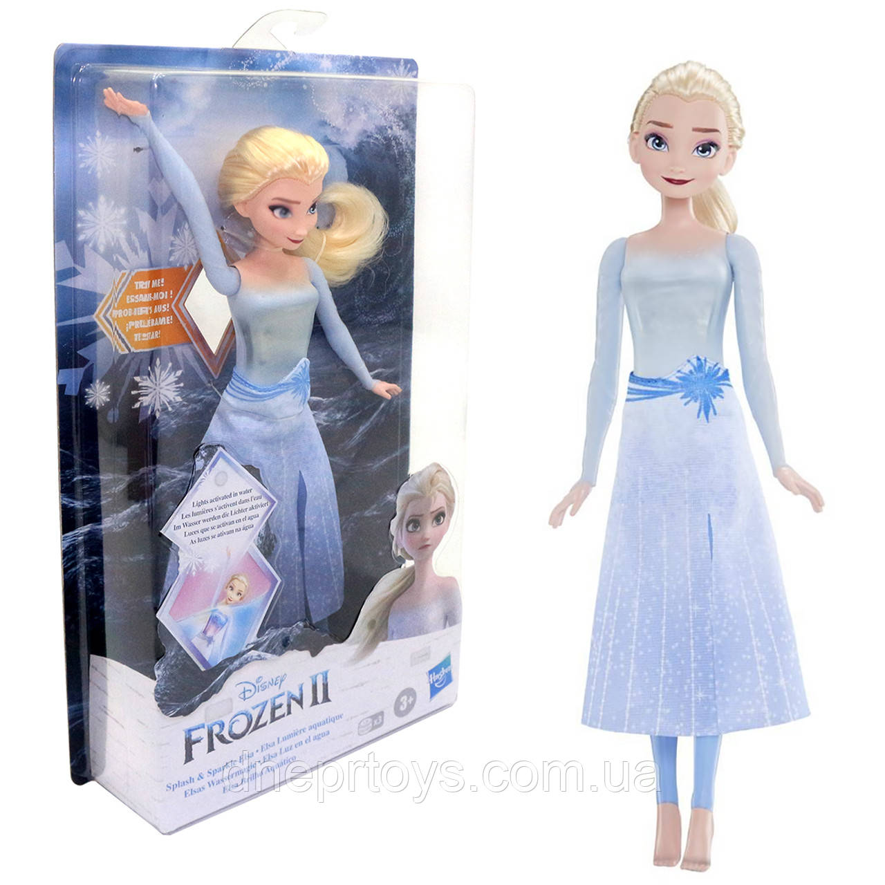 Лялька Ельза Холодне серце 2 Морська Hasbro Frozen Elza світло плаває у воді 29 см (F0594)