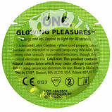 Світні презервативи One Glowing преміум'якість світяться в темряві 1 шт. унікальні безпечні, фото 3