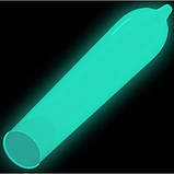 Світні презервативи One Glowing преміум'якість світяться в темряві 1 шт. унікальні безпечні, фото 4