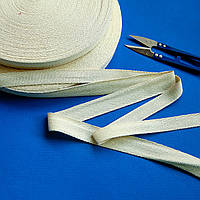 Киперная Лента ХБ / Цвет Светло-Кремовый / Ширина 1,5 См / Бобина.