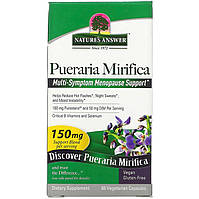 Пуэрария Мирифика Nature's Answer "Pueraria Mirifica" для женского здоровья, 150 мг (60 капсул)