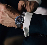 Годинник із металевим браслетом з автопідзаводом, Годинник круглий класичний, фото 6