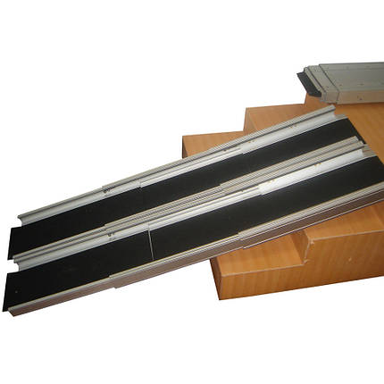 Складаний алюмінієвий пандус для інвалідних візків (212 см) JBS317, фото 3