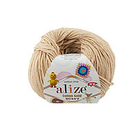 Alize COTTON GOLD HOBBY NEW (Котон Голд Хобі) № 262 беж (Пряжа бавовна, нитки для в'язання)