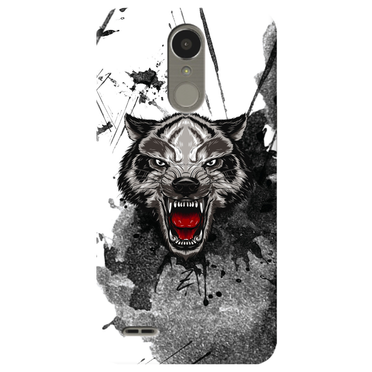 Чохол-накладка силіконова для LG K10 2017 ANGRY-WOLF, фото 1