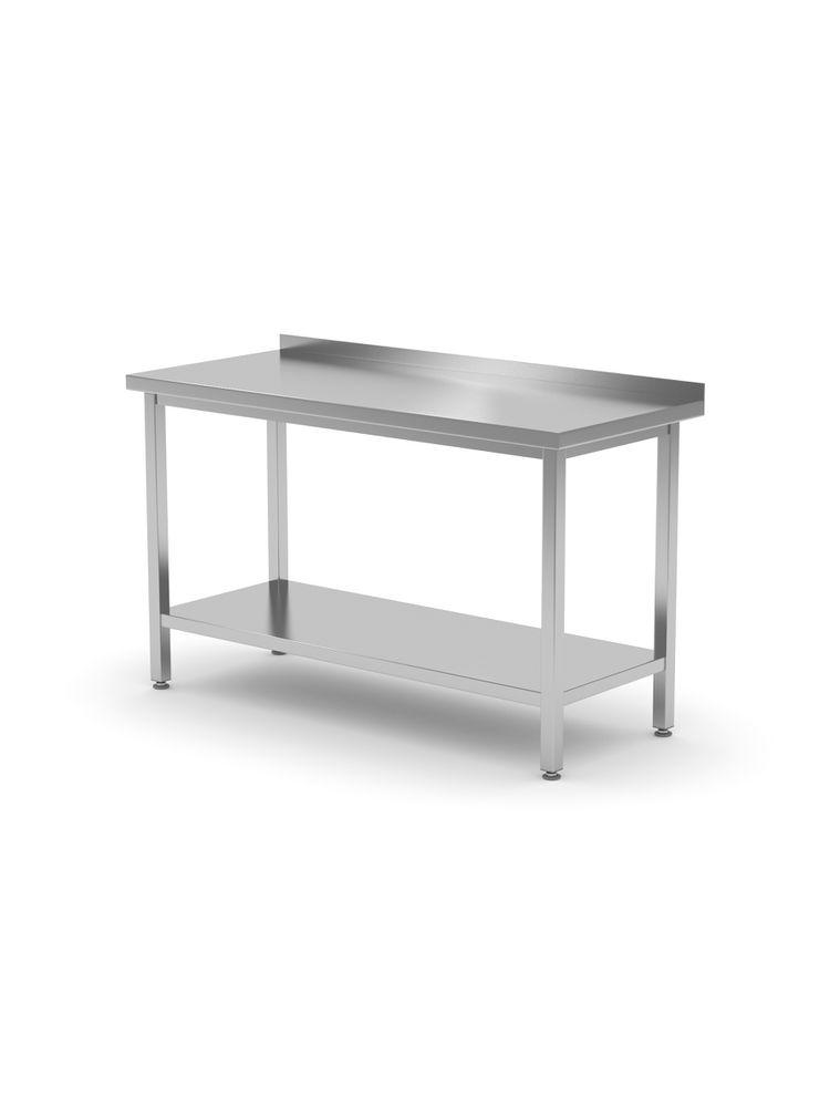 Стіл зі стільницею та полицею, на болтах — настінний 800x700x850 mm