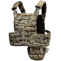 Плитоноска (Plate Carrier KARGO) Multicam з напашным подсумком, фото 3