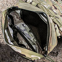 Плитоноска (Plate Carrier KARGO) Multicam з напашным подсумком, фото 6