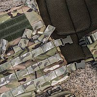 Плитоноска (Plate Carrier KARGO) Multicam з напашным подсумком, фото 5