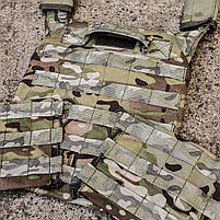 Плитоноска (Plate Carrier KARGO) Multicam з напашным подсумком, фото 9