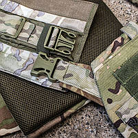 Плитоноска (Plate Carrier KARGO) Multicam з напашным подсумком, фото 10