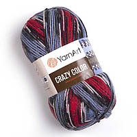 YarnArt CRAZY COLOR (Крейзі Колор) № 164 (Напіввовняна пряжа, нитки для в'язання)