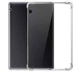 Силіконовий чохол бампер Primolux Silicone для планшета Huawei MediaPad T3 10 9.6" (AGS-L09 / AGS-L03 / AGS-W09) - Clear