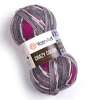 YarnArt CRAZY COLOR (Крейзі Колор) № 176 (Напіввовняна пряжа, нитки для в'язання)