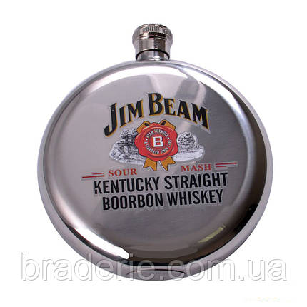 Фляга солдатська Jim Beam MN-E-1 неіржавка сталь, фото 1