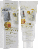 3W CLINIC OLIVA HAND CREAM Крем для рук, Олива, М'якість і зволоження, 100 мл(284347)