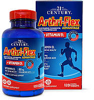 21st Century Arthri-Flex Advantage + Vitamin D3 120 таблеток (4384304116)