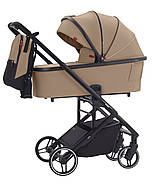 Універсальна коляска трансформер 3в1 CARRELLO Alfa CRL-6508 Evening Beige з автокріслом 0+, фото 2