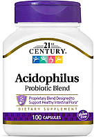 21st Century Acidophilus Probiotic Blend 100 капсул (4384304137)