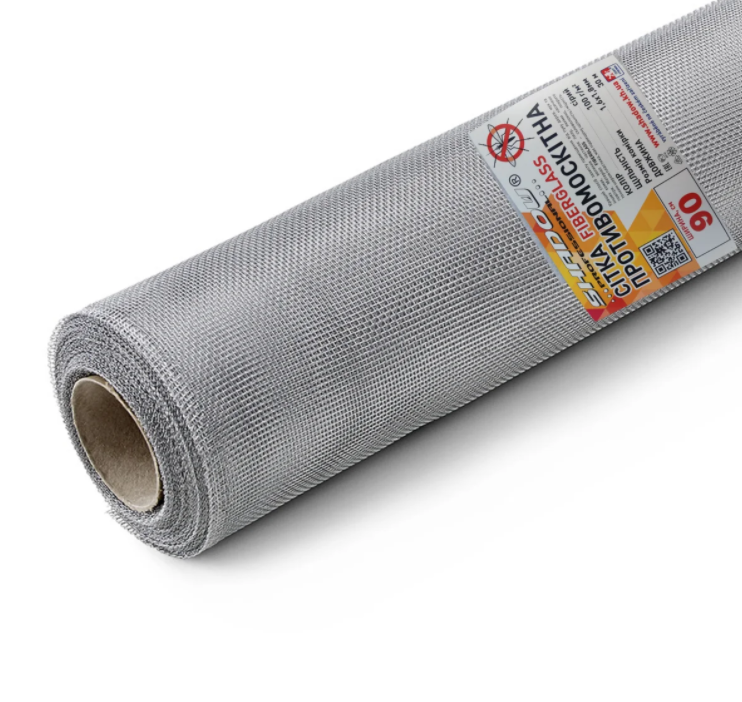 Сітка москітна сіра 0.9х30 метрів "Євро" (FiberGlass), фото 1