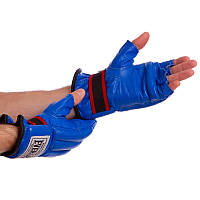 Снарядные перчатки шингарты кожаные Everlast Heroe 01044 Blue размер M