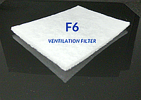 Материал фильтрующий F6, для систем вентиляции, 200 г/м2, толщина 7 мм, ширина 2 м, 100 м2 в рулоне