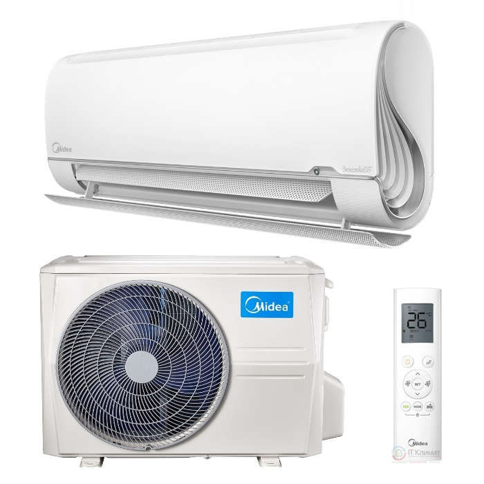 Тепловой насос MIDEA BREEZLESS DC Inverter FA-12N8D6-I/FA-12N8D6-O