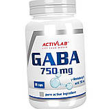 Гамма-аміномасляна кислота (ГАМК) Activlab GABA 750 mg 60 caps, фото 2