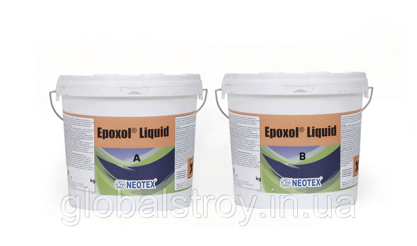 Эпоксидная смола для ремонта бетона, металла, керамики Epoxol liquid упак 6 кг - фото 1 - id-p1647659033