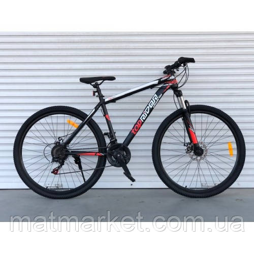 Велосипед гірський TopRider Top-611 29" колеса, 19 рама Shimano Червоний + подарунок крила або насос, фото 1