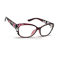 Женские очки для коррекции зрения с белой линзой плюс и минус +-1/+-6